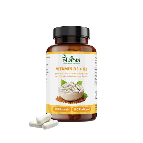 Vitamin D3 + K2 + Omega 3 capsules