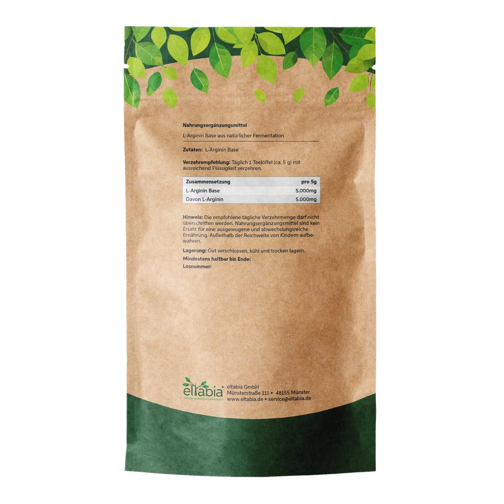 L-Arginine Base Powder (200g)