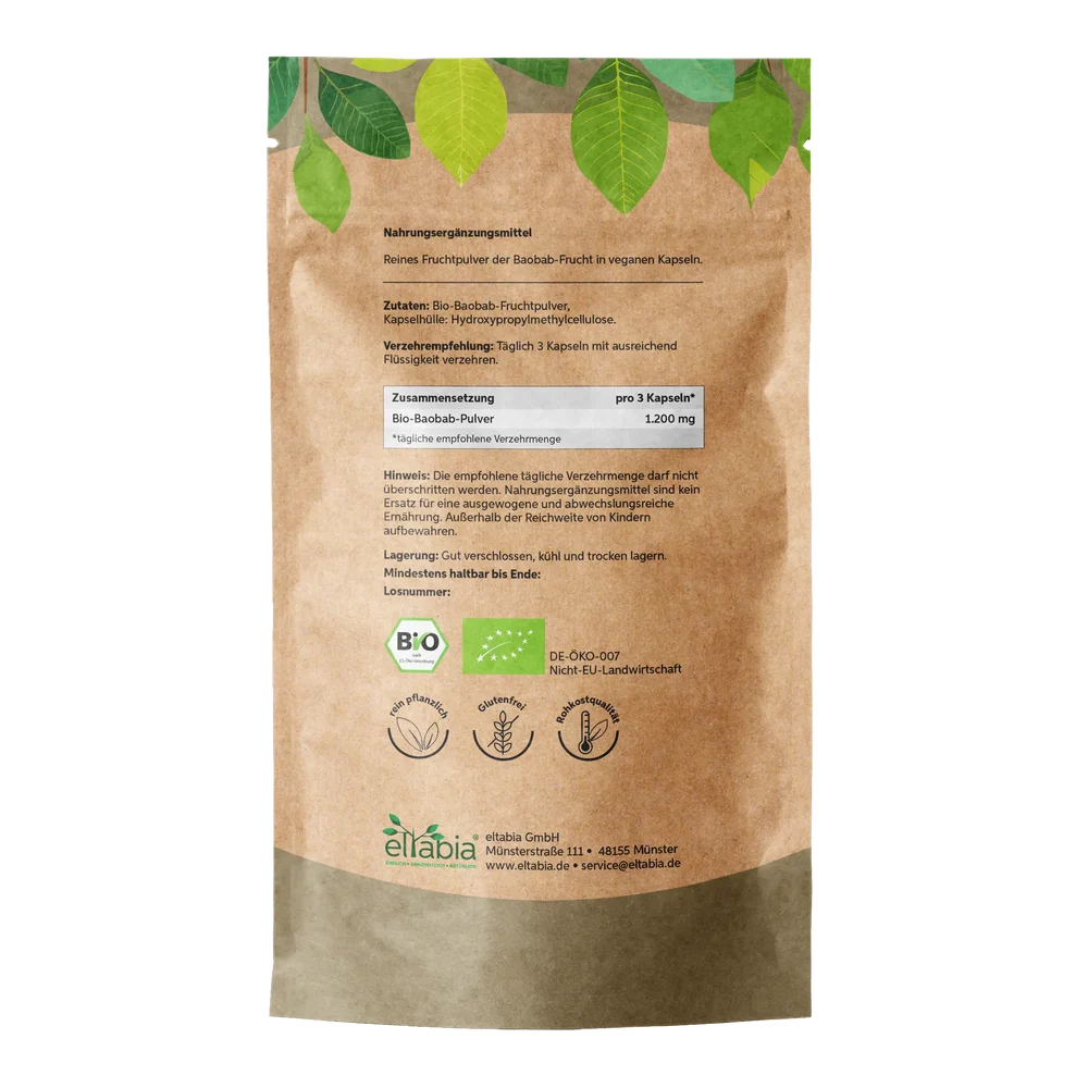 Organic Baobab Capsules