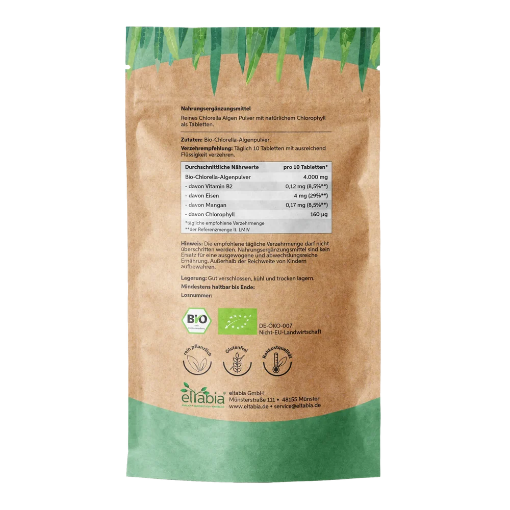 Organic Chlorella Tablets
