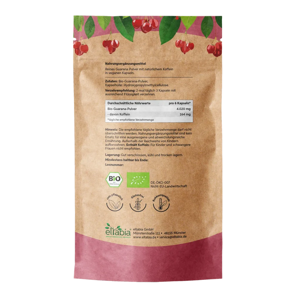 Organic Guarana Capsules