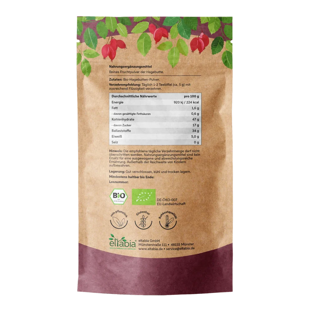 Organic Rosehip Powder (200g)