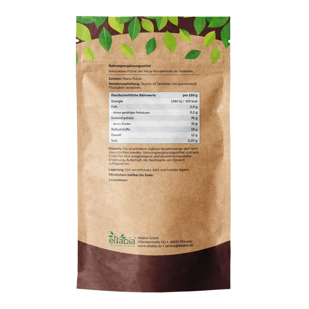 Maca Tablets (1000 tablets)