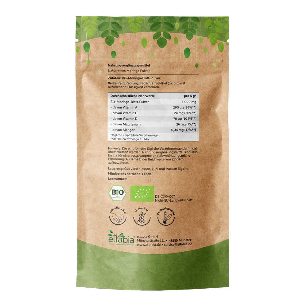 Organic Moringa Powder (200g)