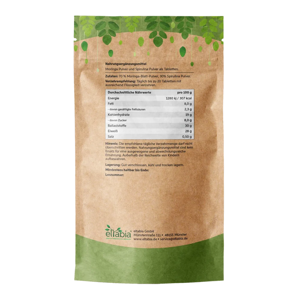 Moringa Tablets (1250 tablets)