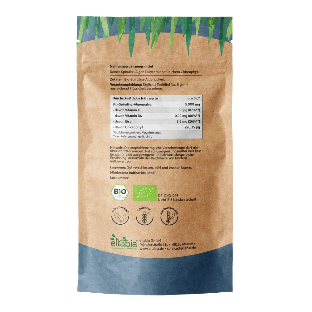 Organic Spirulina Powder (200g)